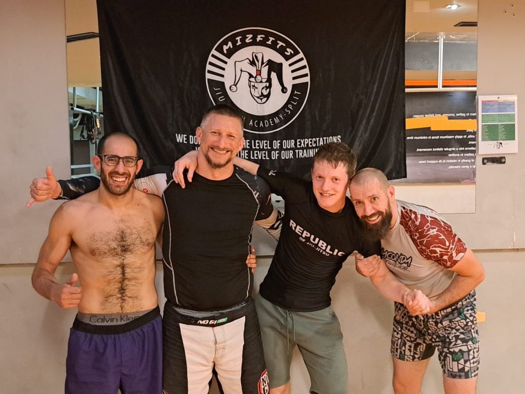 Gosti su dobrodošli u Mizfits BJJ akademiju Split