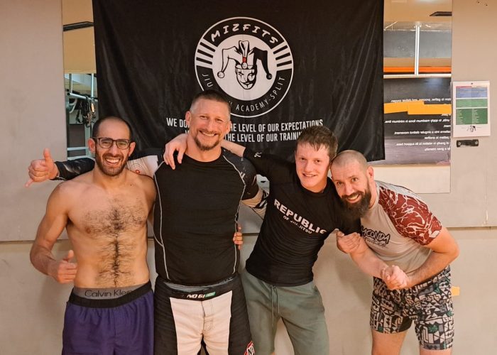 Gosti su dobrodošli u Mizfits BJJ akademiju Split