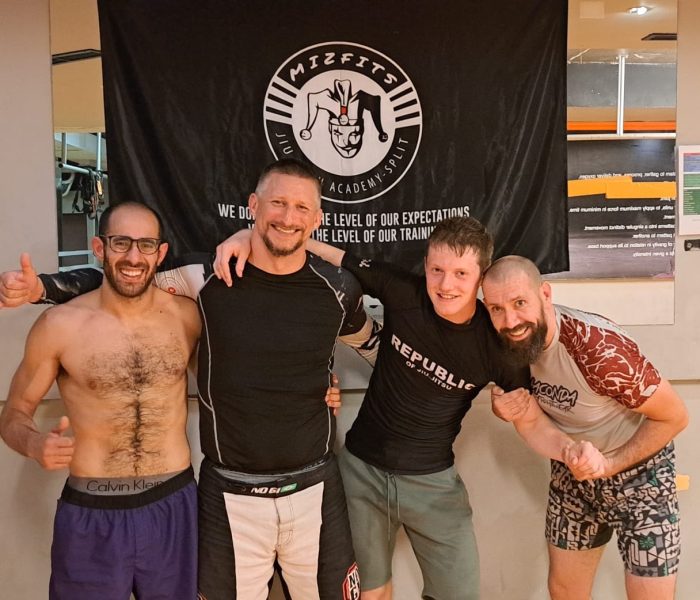 Gosti su dobrodošli u Mizfits BJJ akademiju Split