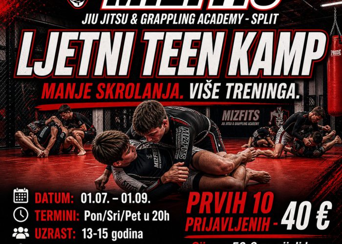 Ljetni BJJ teen kamp Mizfits